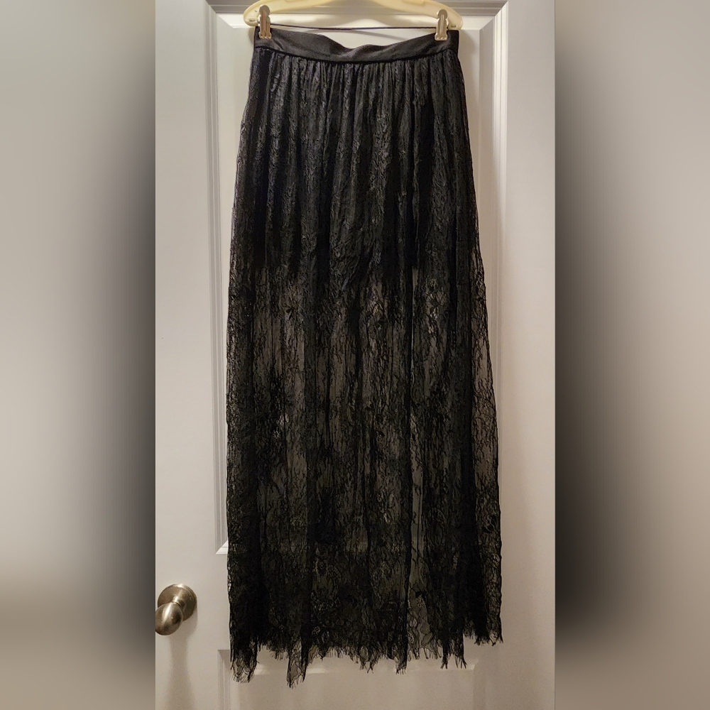 Black Lace Skirt